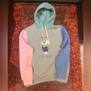 Brand new Polo Ralph Lauren multicoloured hoodie